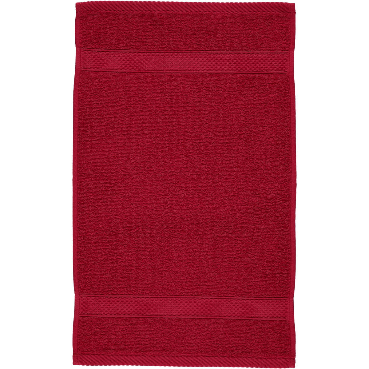 GÄSTETUCH DIAMANT BORDEAUX - 280 - Rot, Textil (30/50cm) - Egeria
