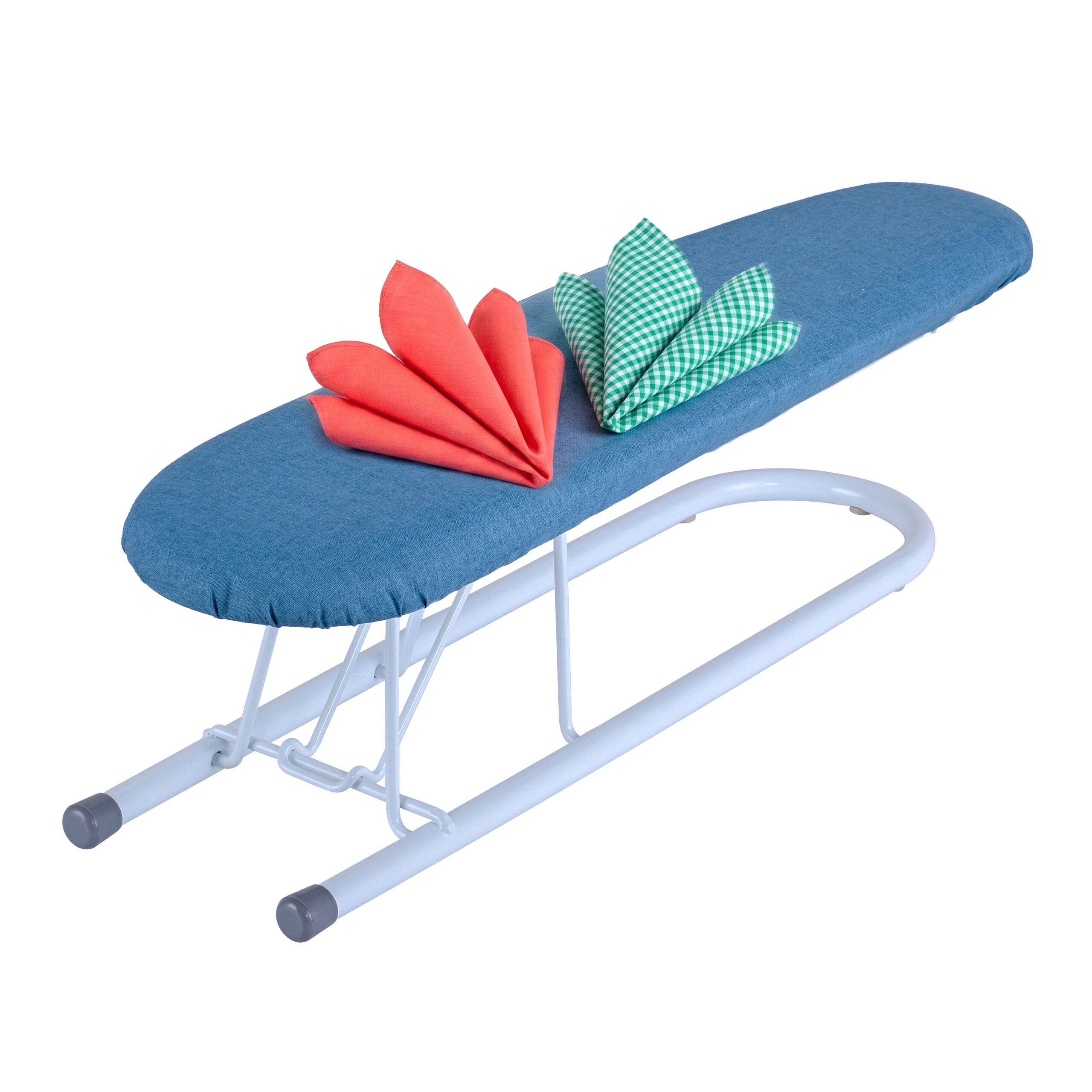 ÄRMELBRETT Blau Weiß klappbar 52 cm - Multicolor, Kunststoff/Textil (52/12.5cm) - Relaxdays