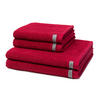 FROTTIERSET Smart 4-teilig - Rot, Textil (50/100cm) - Ross
