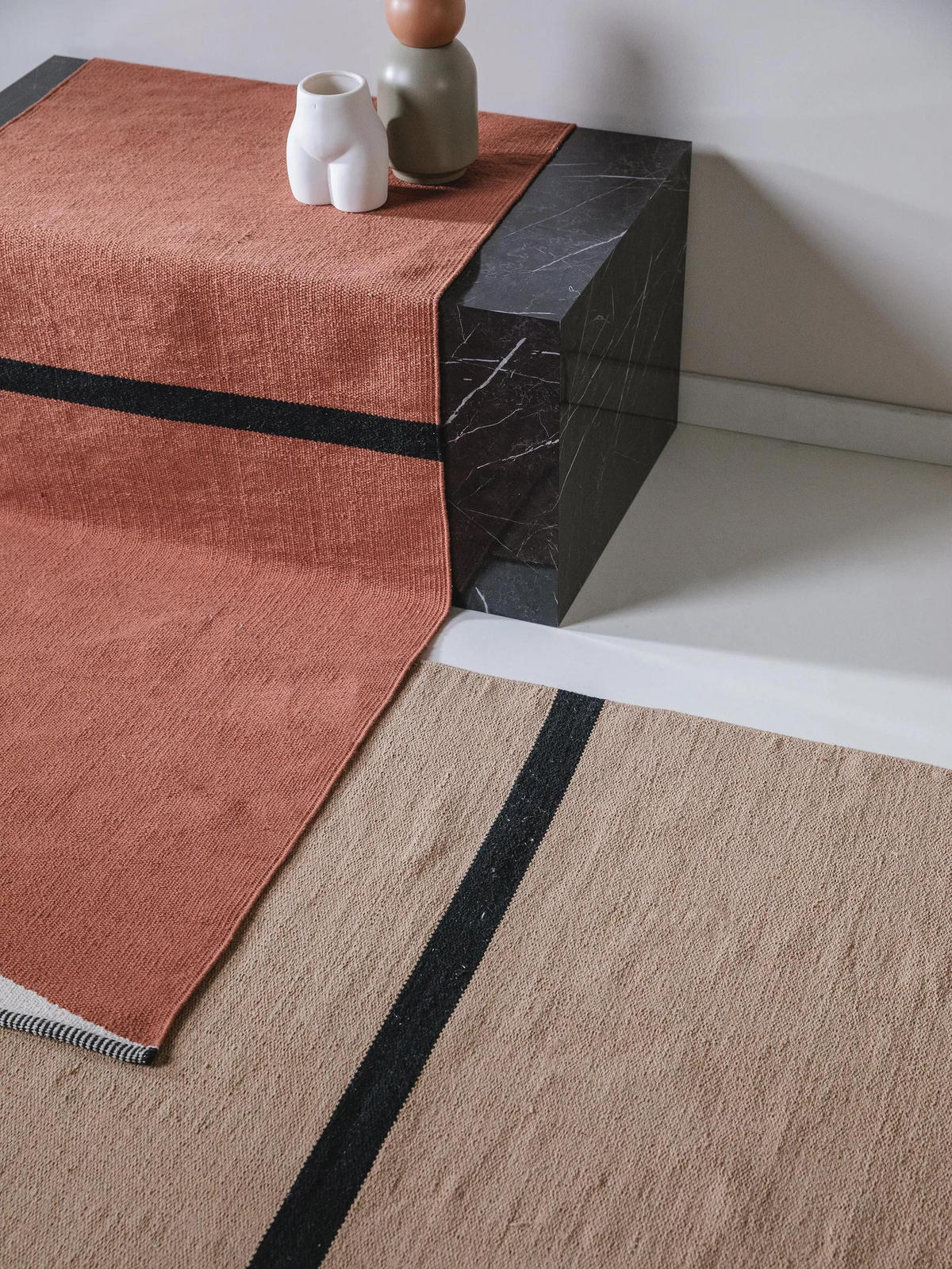 BAVLNENÝ koberec Lenny Terakota 70x200 cm - terakotová, textil/prírodné materiály (70/200cm) - benuta Pop