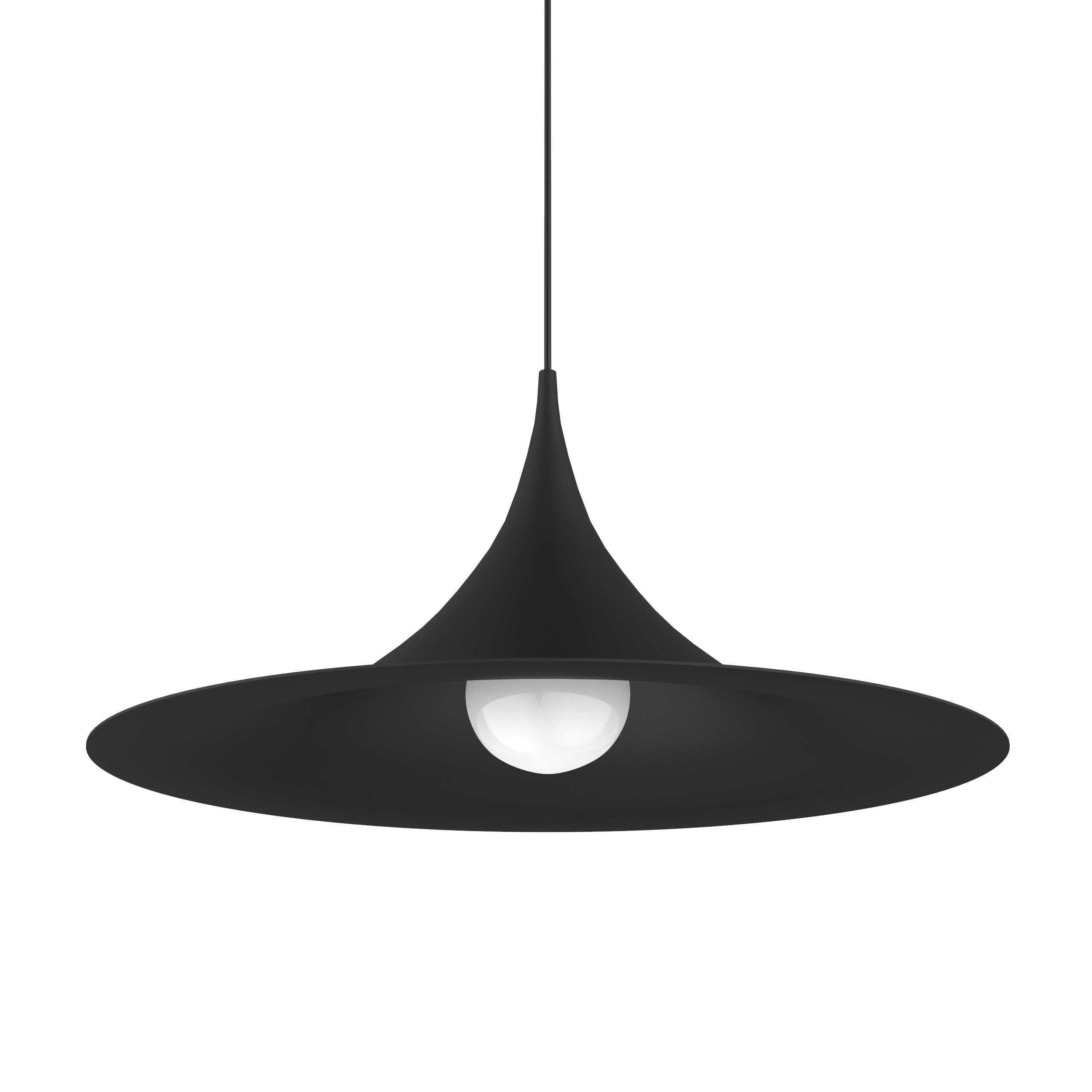 HÄNGELEUCHTE - Schwarz, Metall (57/57/27cm) - Lumicom