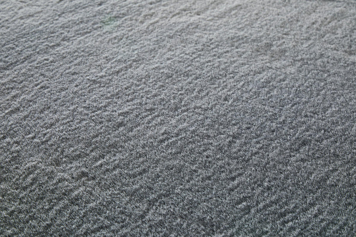 TEPPICH aus Tierhaut grau - Grau, Textil (120/120cm) - AFK Living