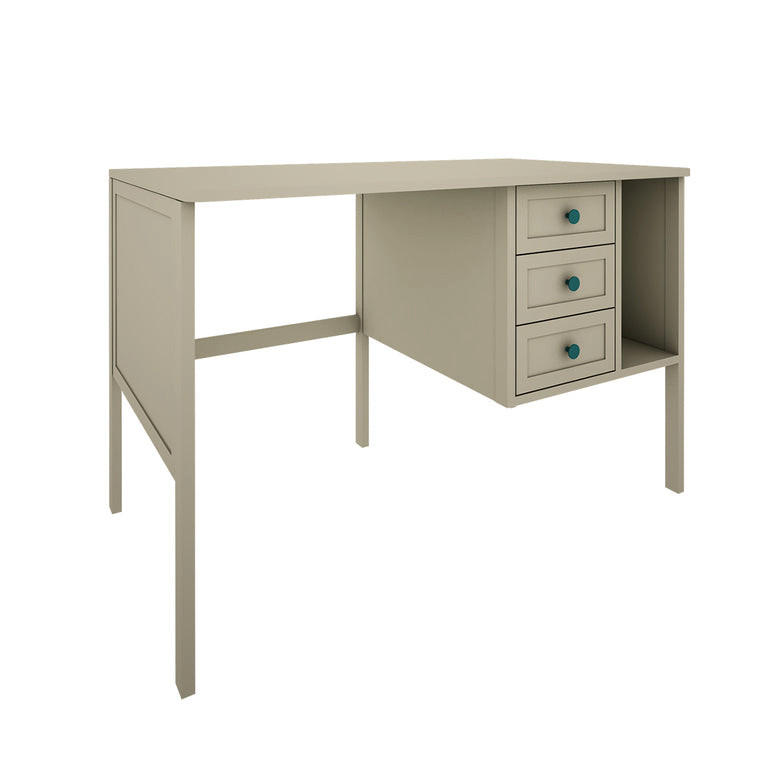 PISAĆI STOL Gabriel Zeleni - zelena, drvni materijal (65/116/75cm) - Petits-meubles