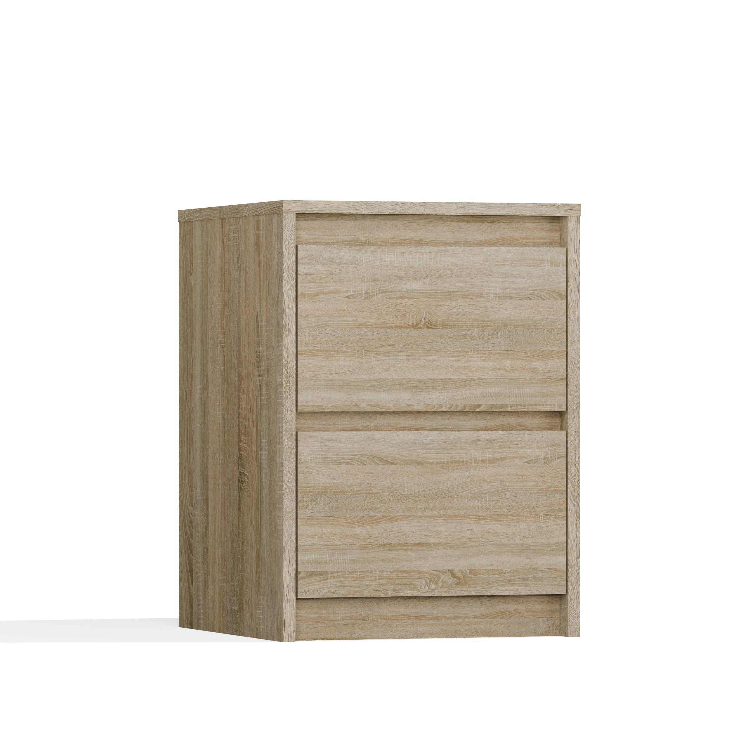 NACHTTISCH KARO K2 - EICHE SONOMA - Sonoma Eiche, Holzwerkstoff (40/55/43cm) - CDF