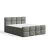 BOXBETT Rivon 140x200 Bouclé-Stoff Grau - Grau, Holz/Textil (140/200cm) - Graingold