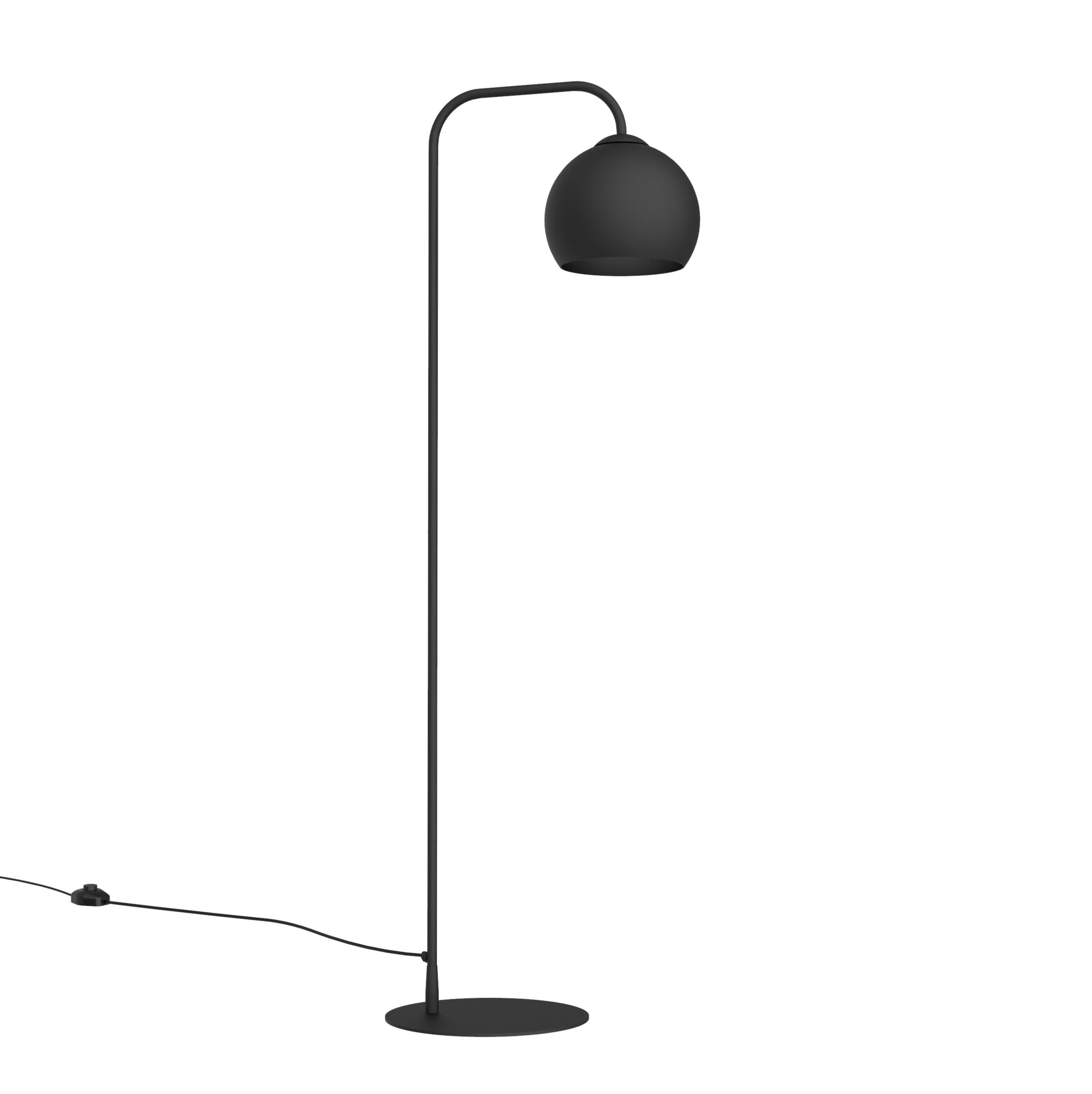 STEHLEUCHTE Joe - Schwarz, Metall (40/65/170cm) - Lumicom