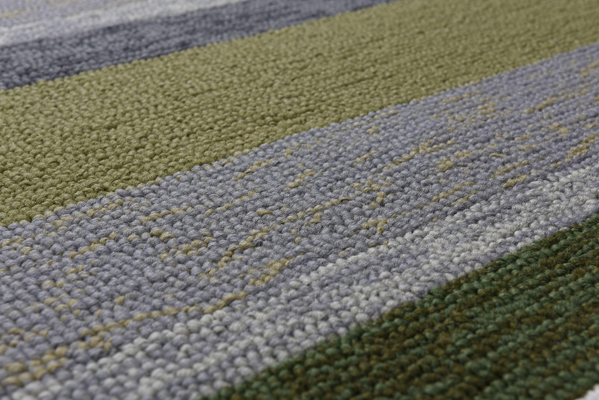 Thumbnail - Gino Falcone Outdoorteppich, Grün, Textil, Gestreift, Rechteckig, 120x180 cm, Teppiche & Böden, Teppiche, Outdoorteppich...