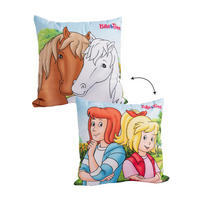 KINDERKISSEN Bibi & Tina Freundschaft 30 x 30 cm - Multicolor, Textil (30/30cm) - United Labels