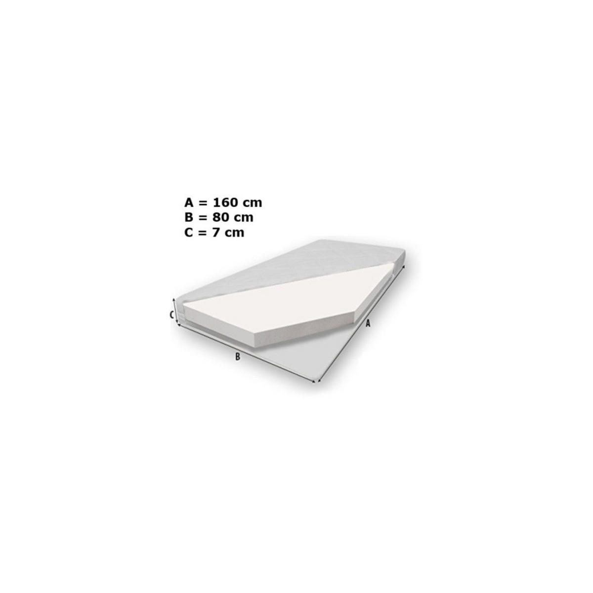 KINDERBETT Ximena 164 / 88 / 63cm weiß / Hunde - Beige/Weiß, Holz/Holzwerkstoff (80/160cm) - Feldmann-Wohnen