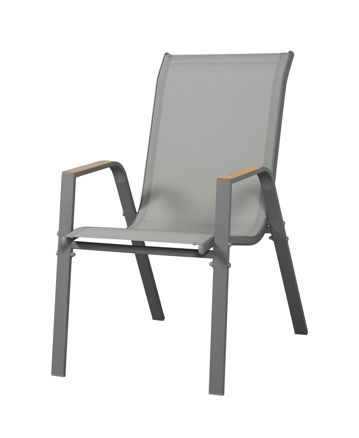 GARTEN-SITZGRUPPE Vera 7-teilig Gartenmöbel-Set - Grau, Kunststoff - DELUKE