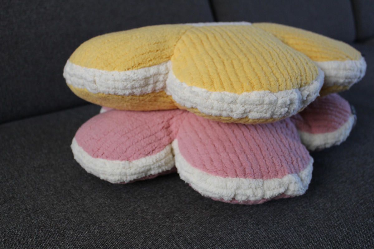 DEKOKISSEN BONNY Blume - Gelb, Textil (43cm) - Magma Heimtexx