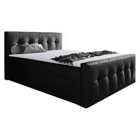 BOXBETT Malibu - Schwarz, Holz (160/200cm) - MIRJAN24