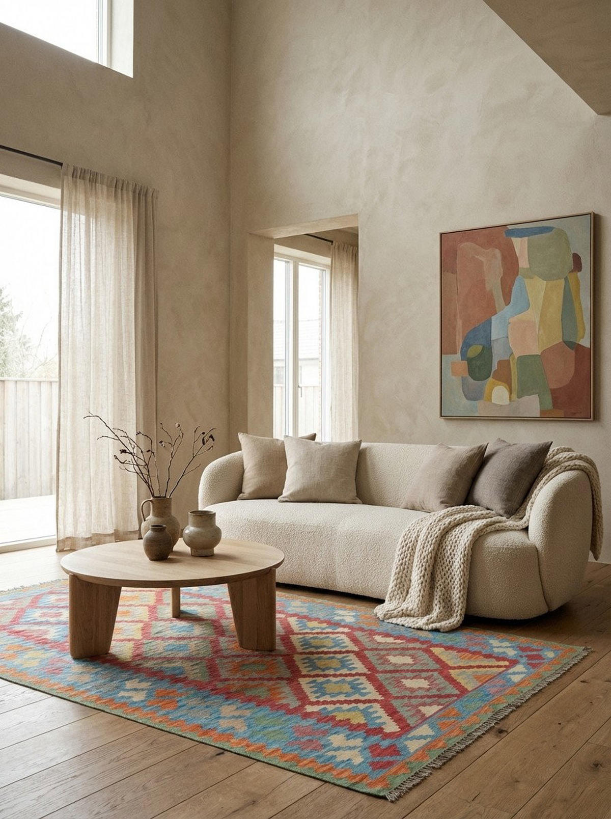 HANDWEBTEPPICH Kelim Gashgai Rot 250/173 cm Schurwolle - Rot, Textil (173/250cm) - Looma