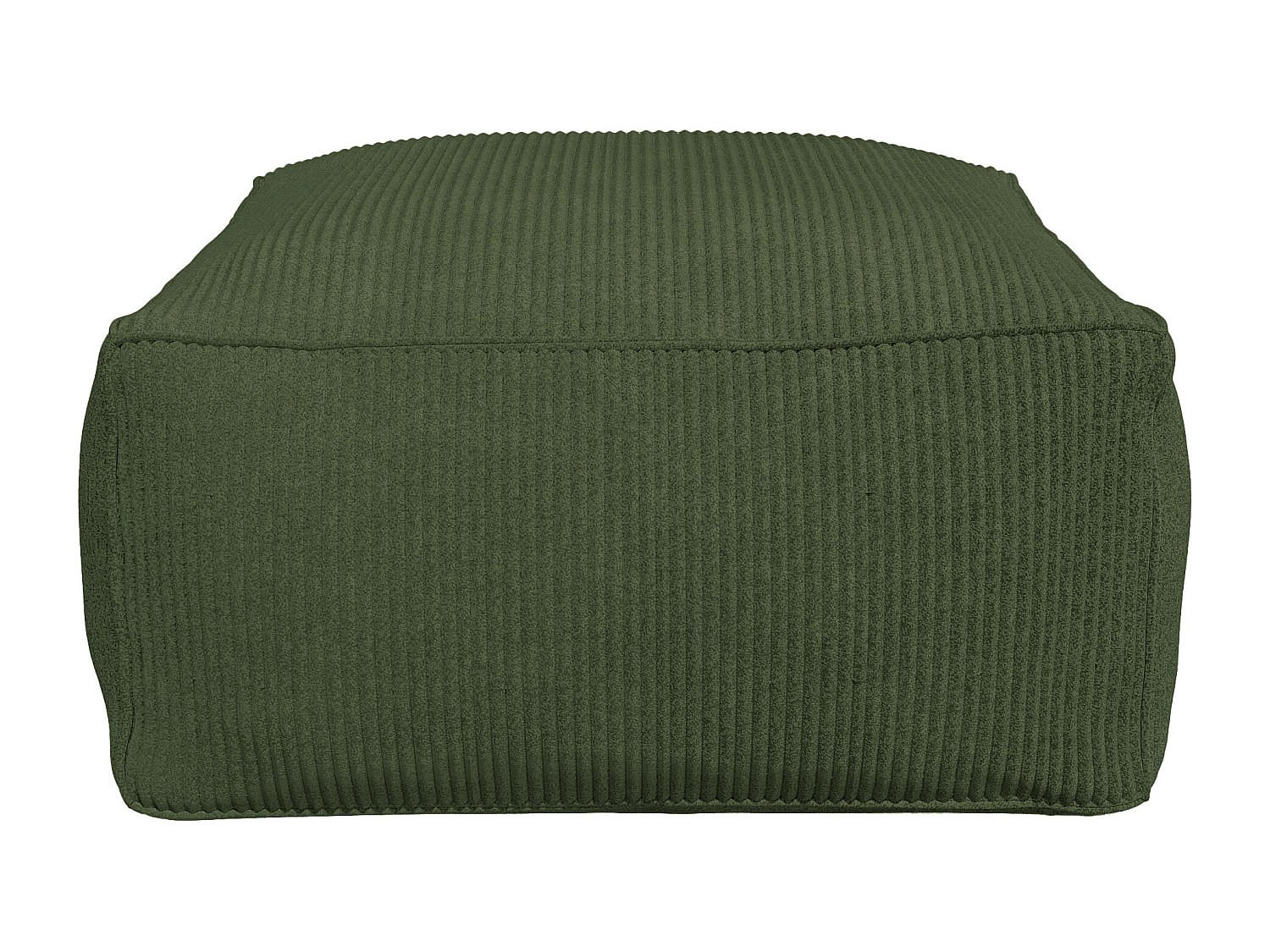 SITZHOCKER - 1 Person - stoff - grün Noumara - Grün, Textil (70/35/70cm) - Vente-Unique