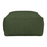 SITZHOCKER - 1 Person - stoff - grün Noumara - Grün, Textil (70/35/70cm) - Vente-Unique