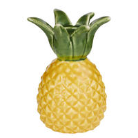 KERZENHALTER Pina Colada Ananas - Gelb, Stein (6/10/7cm) - Butlers