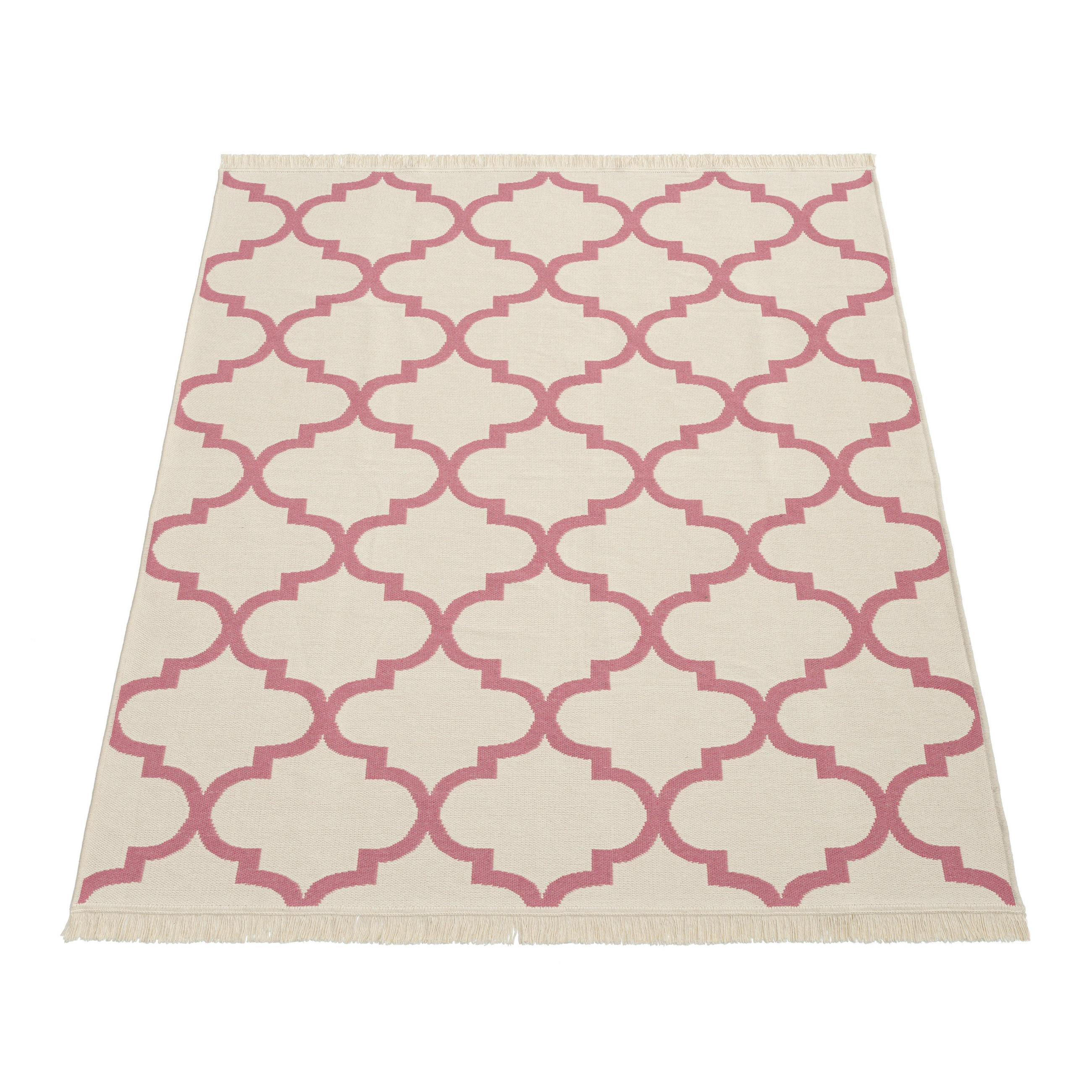 KURZFLORTEPPICH 140/200 cm Skandi 147 - Pink, Textil (140/200cm) - Paco Home