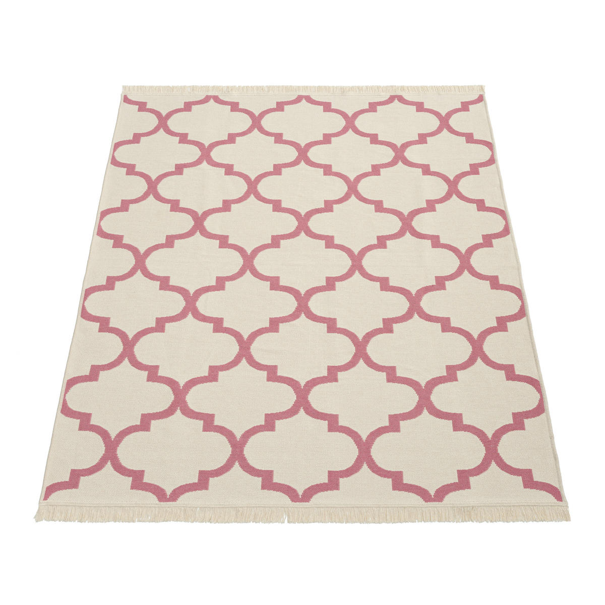 KURZFLORTEPPICH 120/160 cm Skandi 147 - Pink, Textil (120/160cm) - Paco Home