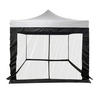 MOSKITONETZ FÜR PAVILLON Schwarz 1200/240 cm - Schwarz, Kunststoff (240/240/1200cm) - Mobili Rebecca