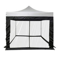 MOSKITONETZ FÜR PAVILLON Schwarz 1200/240 cm - Schwarz, Kunststoff (240/240/1200cm) - Mobili Rebecca