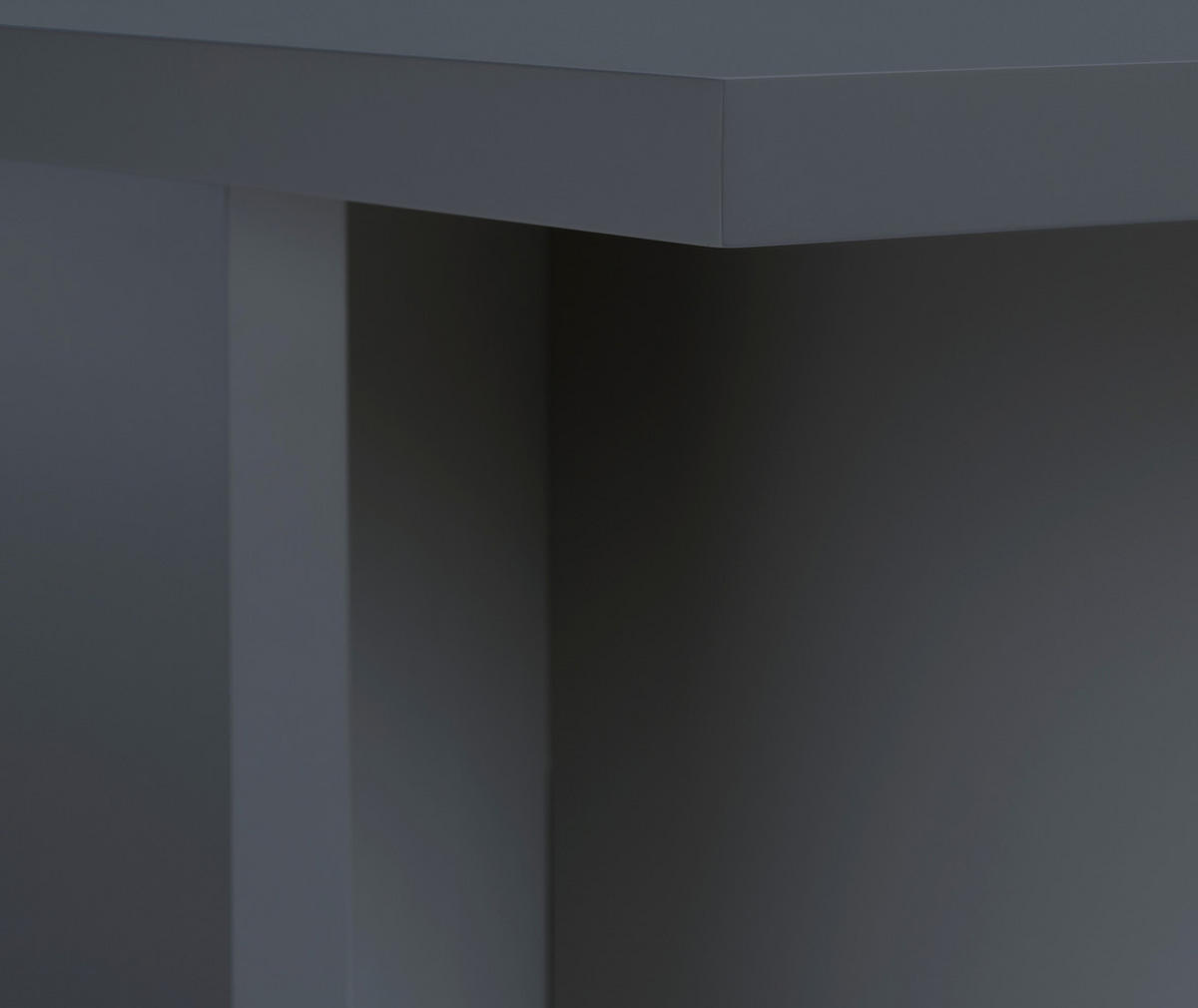 ESSTISCH Quadratischer aus lackiertem MDF, 100/100 cm, grau - Grau, Holzwerkstoff (100/100/75cm) - RNT By Really Nice Things