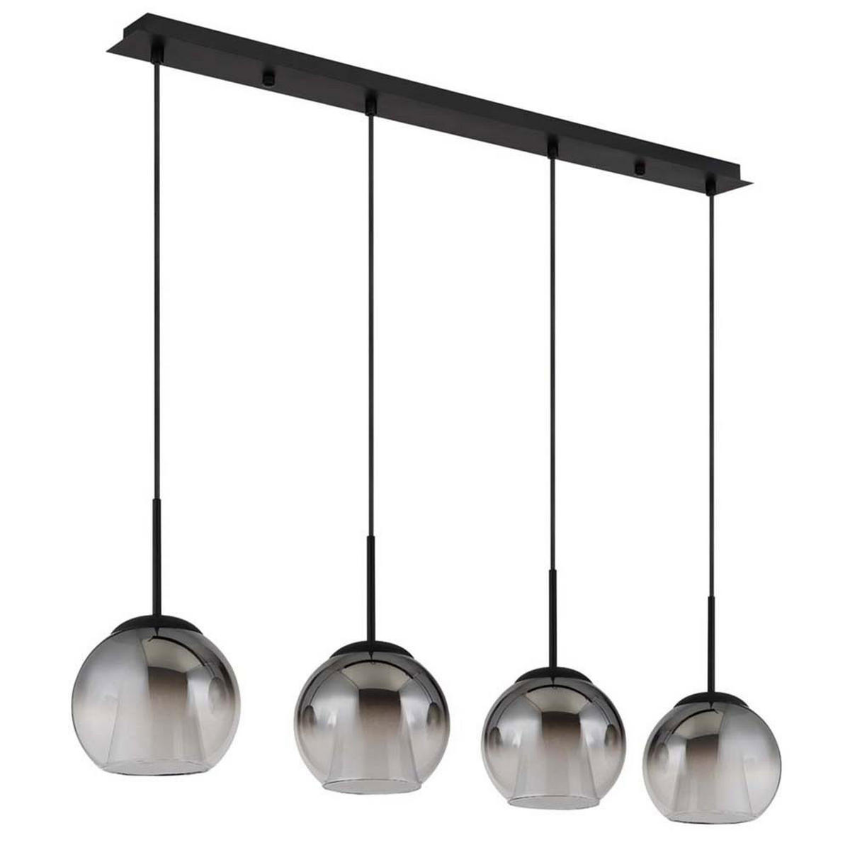 HÄNGELEUCHTE Rauchoptik Grau klar - Grau, Glas (100/18/120cm) - Globo Lighting