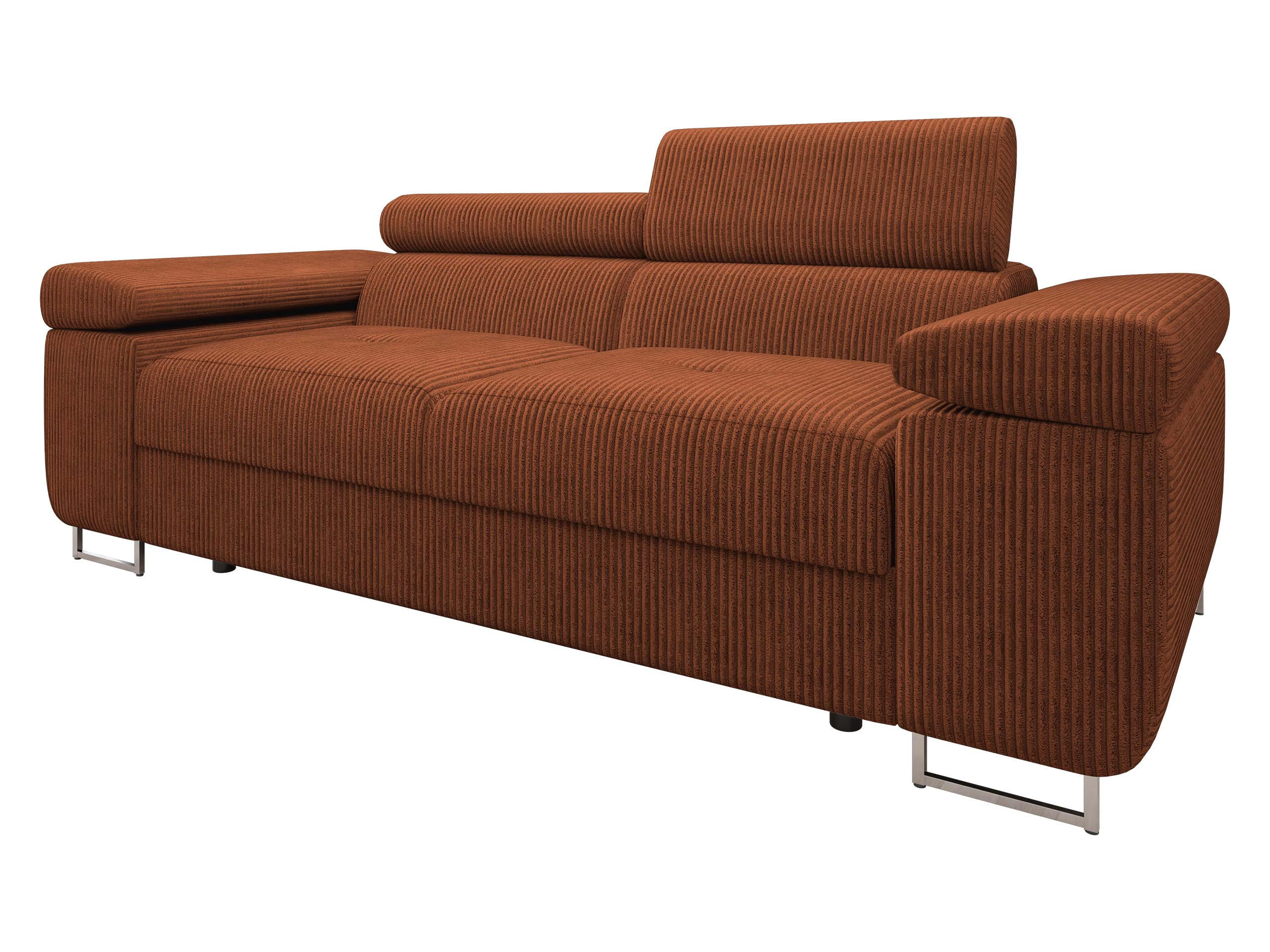 SOFA Torezio 2 Cord - Braun, Holz/Textil (198/90/102cm) - MIRJAN24