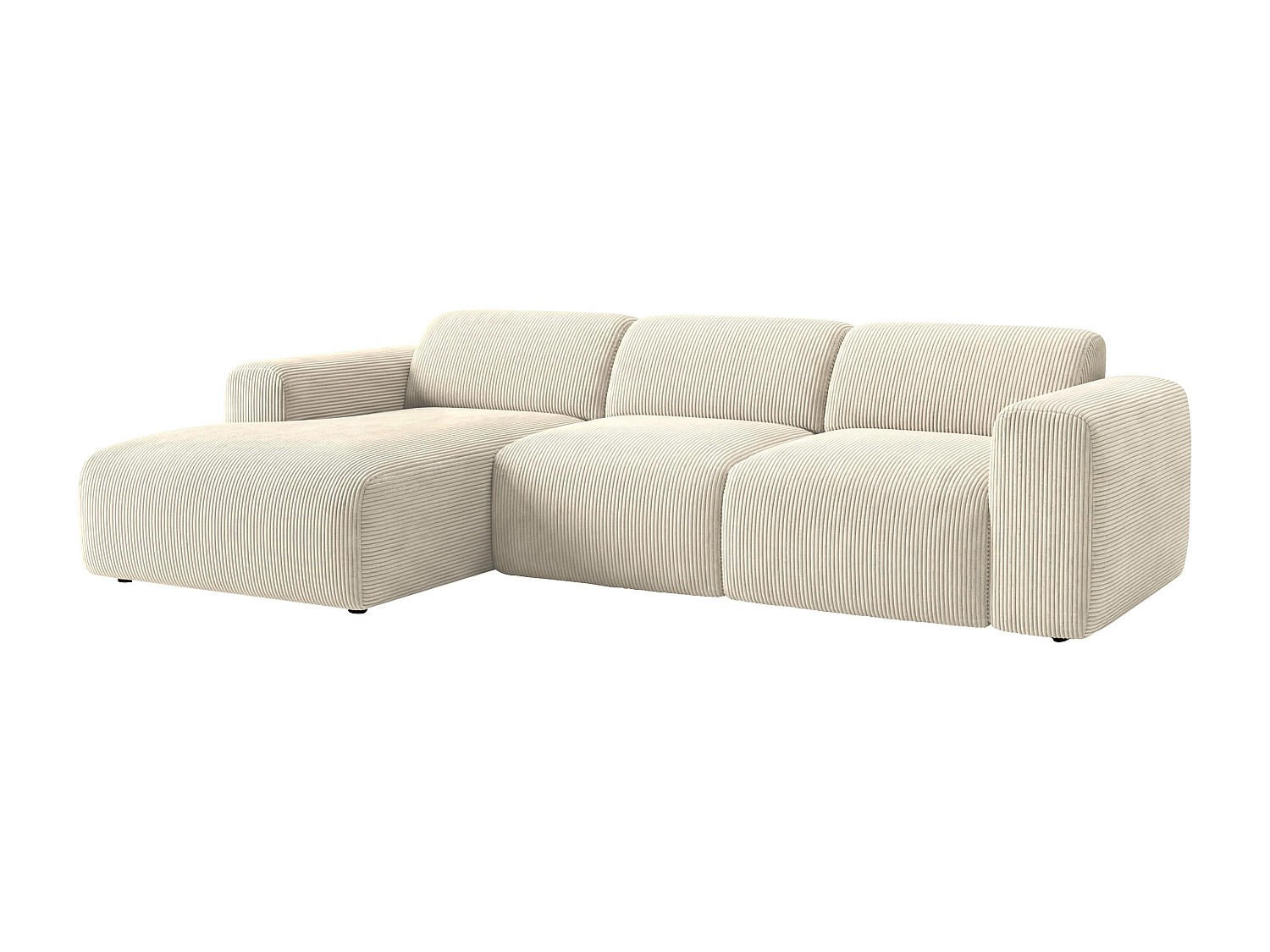 Vente-Unique Relaxsofa Beige 287x97x166 cm