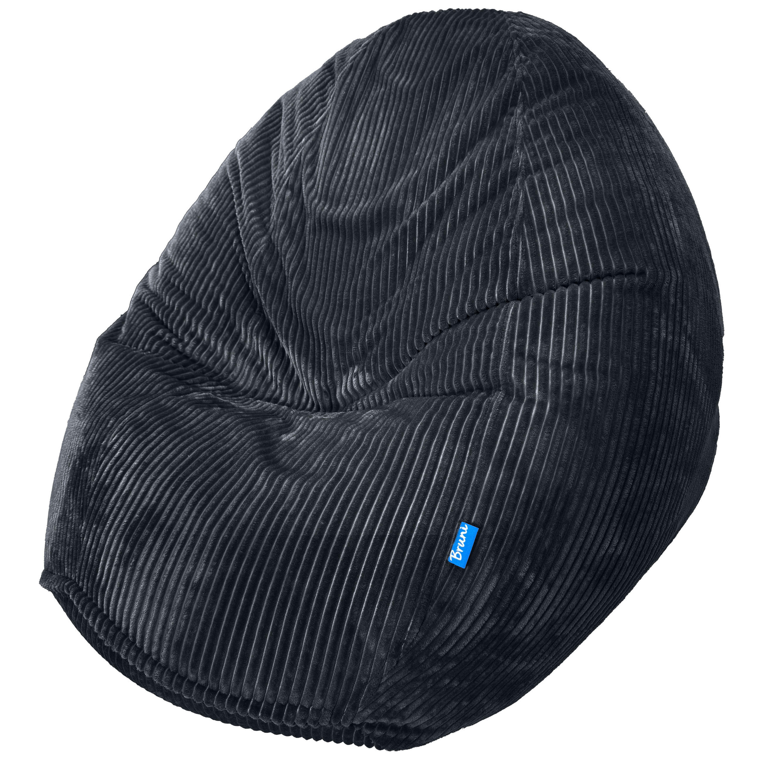 SITZSACK Classico Cord M schwarz - Schwarz, Textil (80/70/80cm) - Bruni