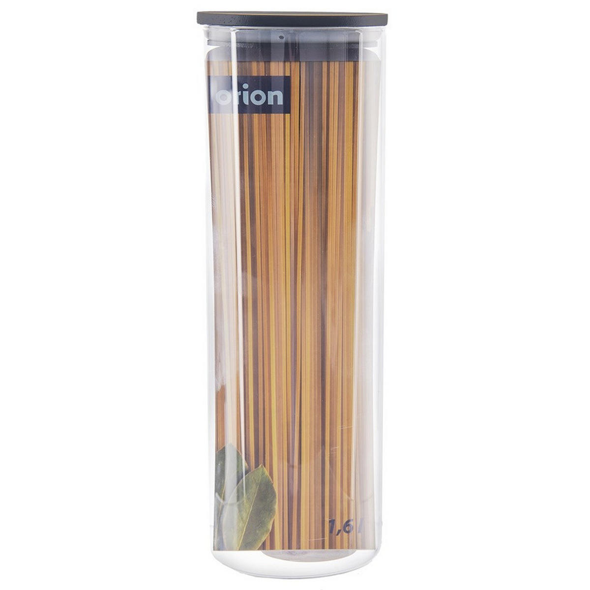 VORRATSGLAS Black-Design 1,5 l Transparent - Transparent, Glas (9/27/9cm) - Orion 