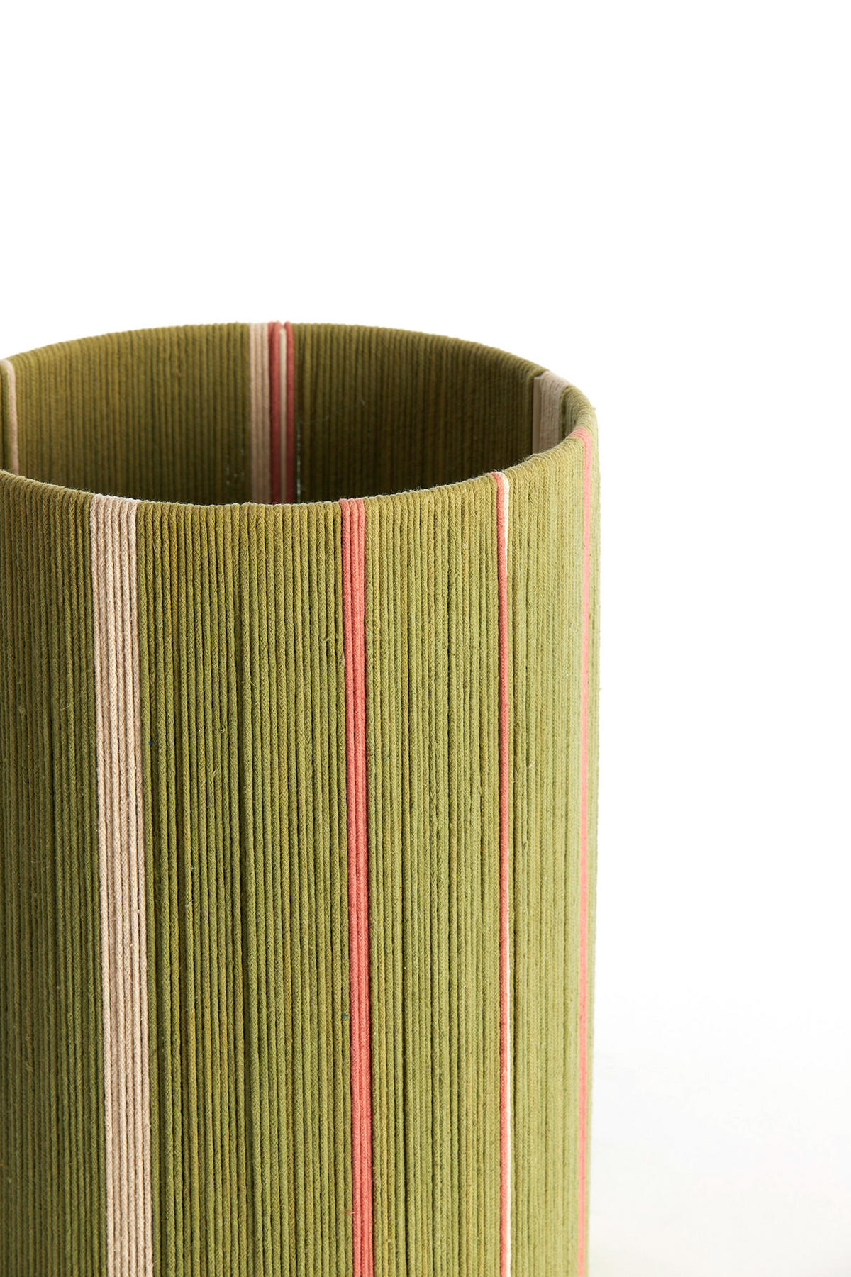 LAMPENSCHIRM Medan Grün Ø20/30 cm - Grün, Textil (20/20/30cm) - Light & Living