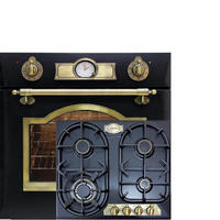 BACKOFEN-SET Elektro Backofen 60 cm EH 6355 Em+KG 6325 Em Einbau Gasherd, 60cm - Schwarz, Metall (59.4/59.4/57.5cm) - Kaiser Küchengeräte