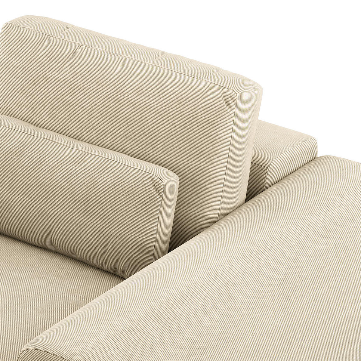 SESSEL - Beige/Schwarz, Kunststoff/Textil (116/80/117cm) - home24