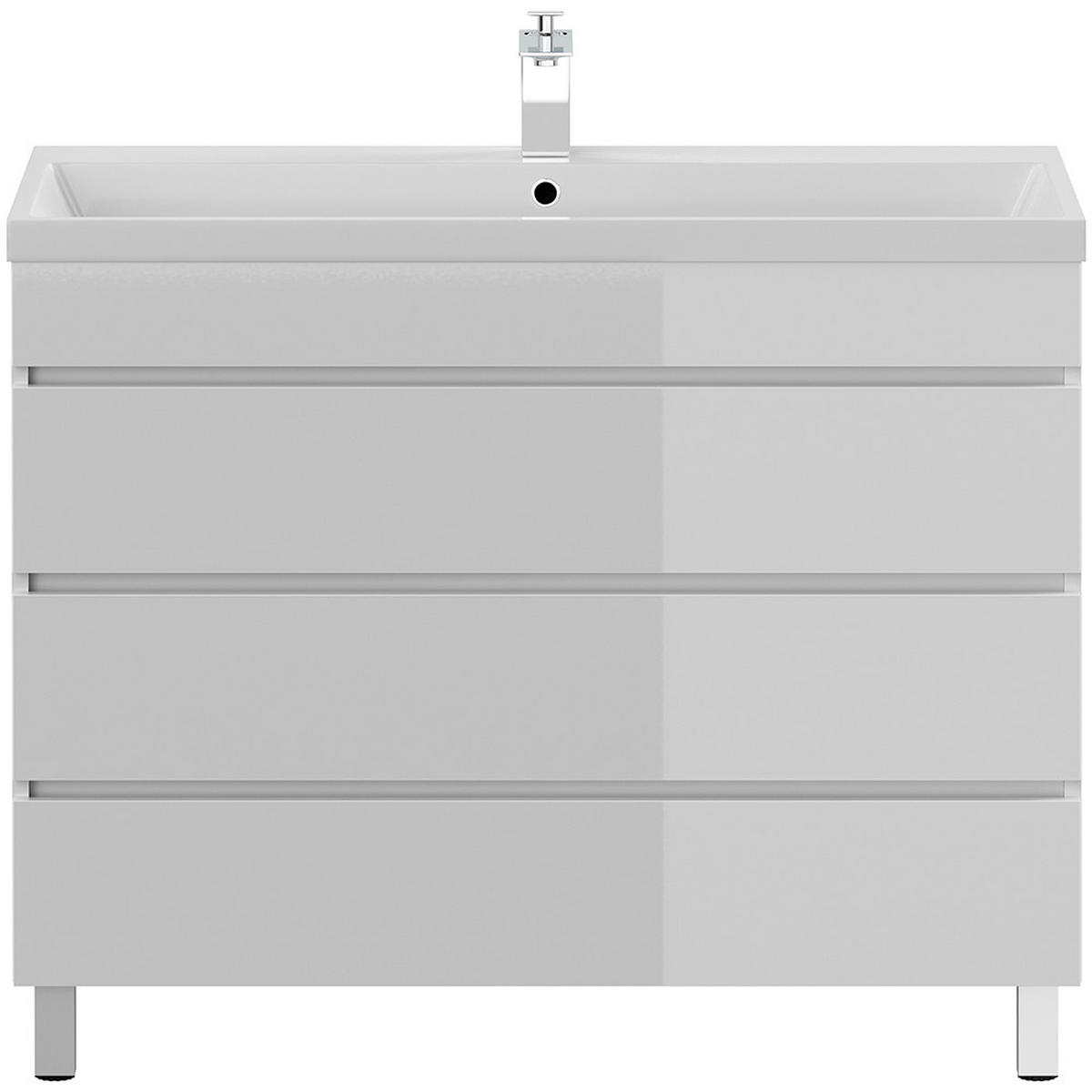 WASCHTISCH Frome-02 - Weiß, Holzwerkstoff (100/84/48cm) - Lomado
