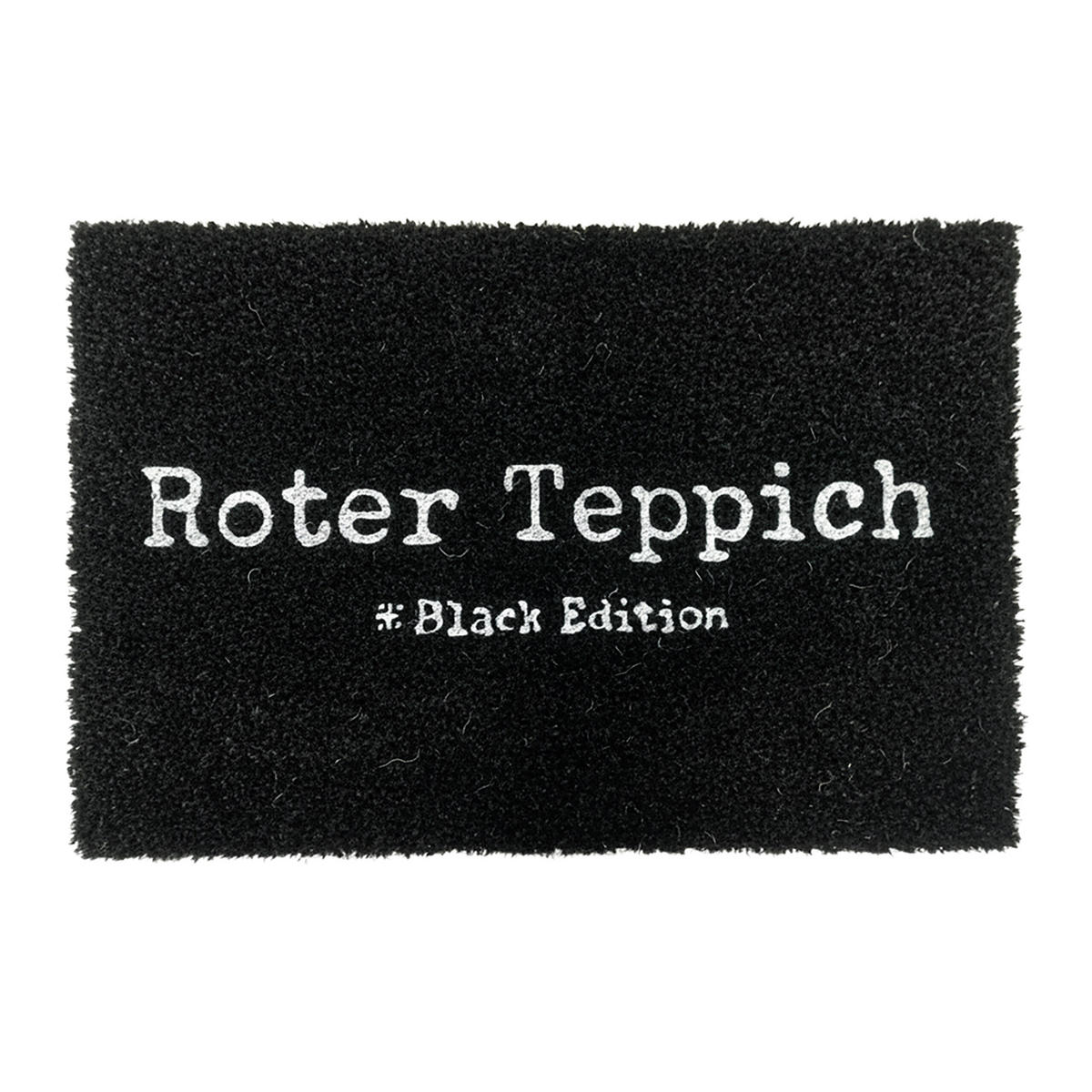 ROHOŽ - čierna, textil/plast (60/40cm) - Relaxdays