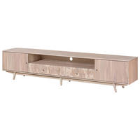 TV-BOARD Akazie 235x40x49 weiß lackiert MOSAYK #219 - Weiß, Holzwerkstoff (235/49/40cm) - Massivmoebel24