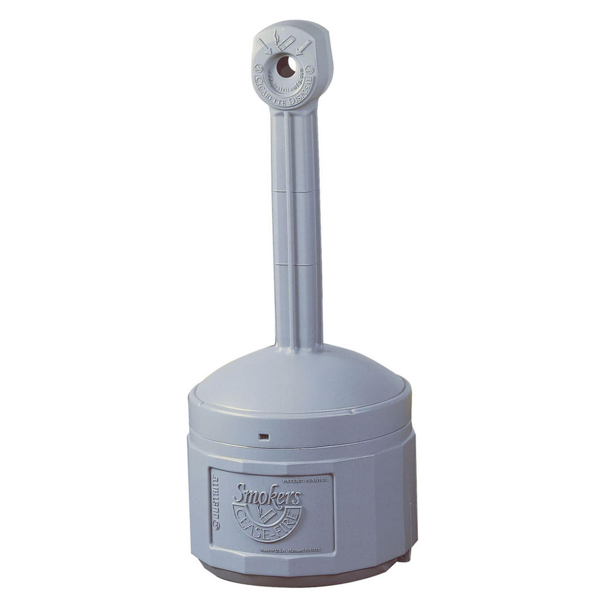 STANDASCHER aus Kunststoff Original Smoker Cease Fire 15 Liter 98x42 cm Grau - Grau, Kunststoff (42cm) - PROREGAL