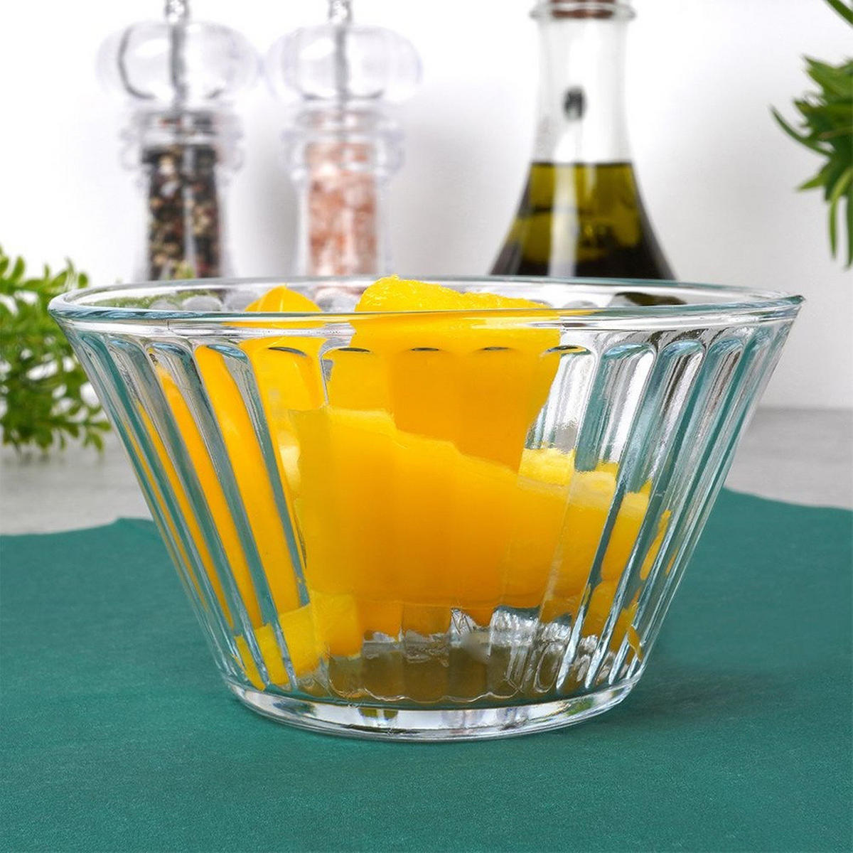 GLASSCHALEN 11,5 cm 270 ml 3 Stück. - Transparent, Glas (11.5/11.5/6cm) - Excellent Houseware