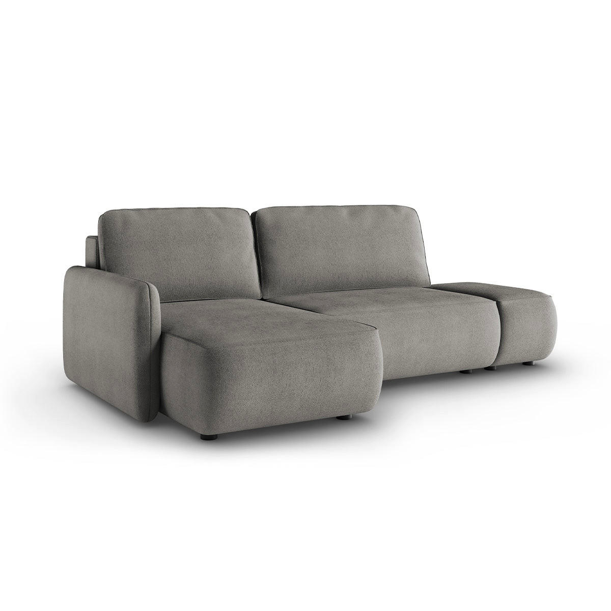 ECKSOFA Alessio 3 Sitzplätze Grau - Grau, Holz (229/148cm) - Petits-meubles