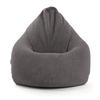 SITZSACK Cord Der Tagträumer - Anthrazit, Textil (80/130/80cm) - Mokebo