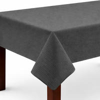 TISCHDECKE Garten Weichschaum 110x140cm - Anthrazit - Anthrazit, Kunststoff (140/110cm) - Bestlivings