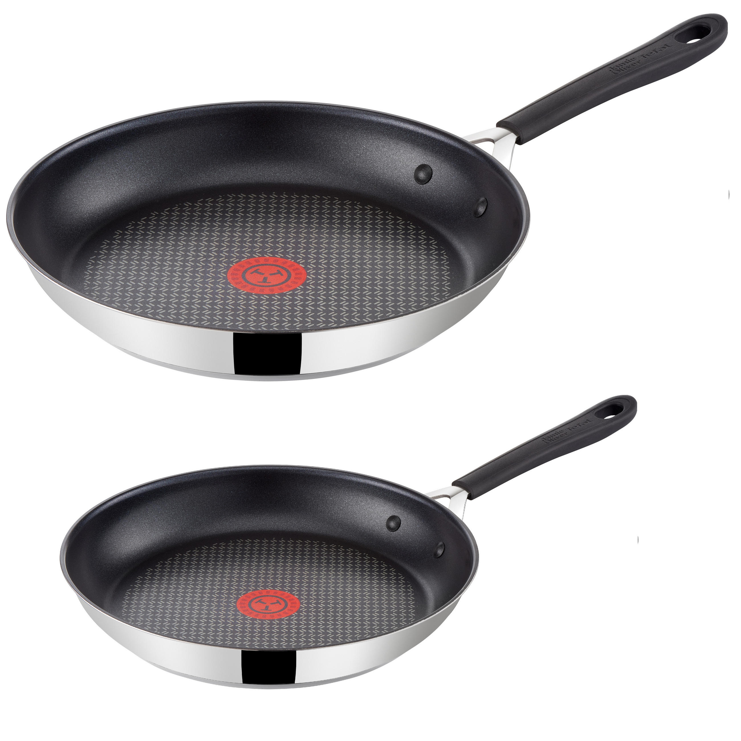 PFANNENSET E85710 Jamie Oliver Silber 2tlg - Silberfarben, Metall