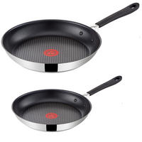 PFANNENSET E85710 Jamie Oliver Silber 2tlg - Silberfarben, Metall
