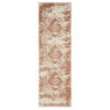 VINTAGE-LÄUFER Suki 80/240 cm - Creme/Orange, Kunststoff (80/240cm) - benuta