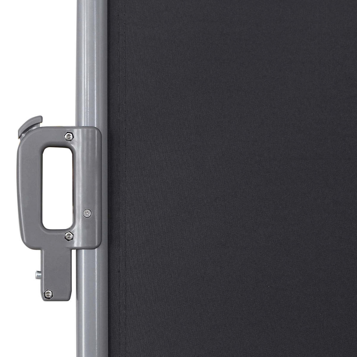 SEITENMARKISE - Anthrazit, Textil (200/9cm) - Hansiro