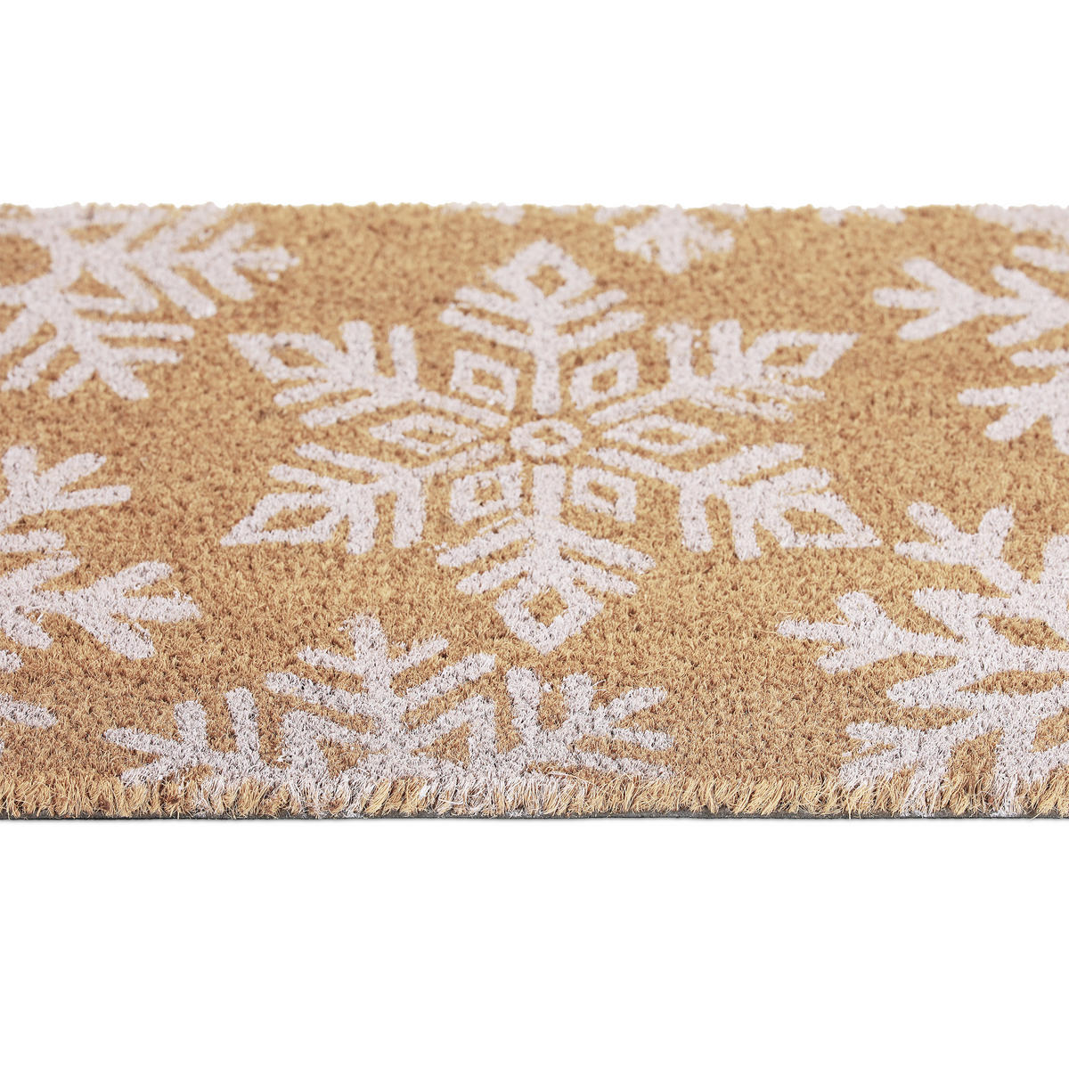 FUSSMATTE - Hellbraun, Kunststoff/Textil (60/40cm) - Relaxdays