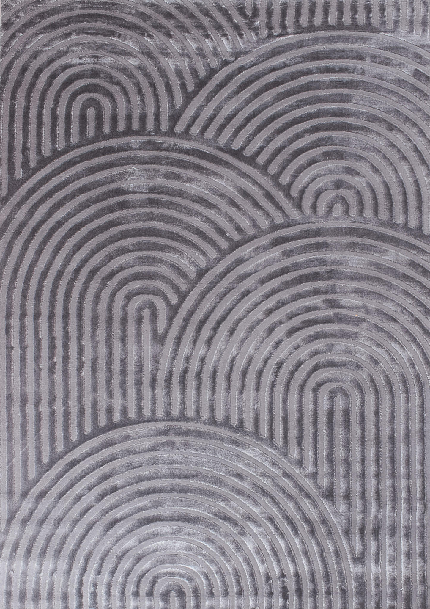 TEPPICH mit geometrischem Muster Bianca Grau 160x230 cm - Grau, Textil (160/230cm) - Nazar Rugs