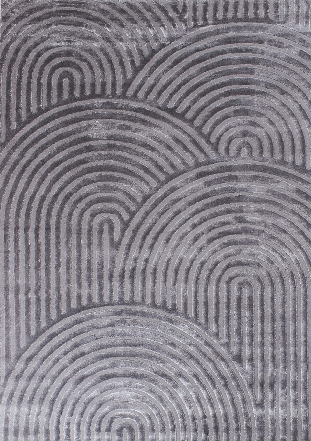 TEPPICH mit geometrischem Muster Bianca Grau 160x230 cm - Grau, Textil (160/230cm) - Nazar Rugs