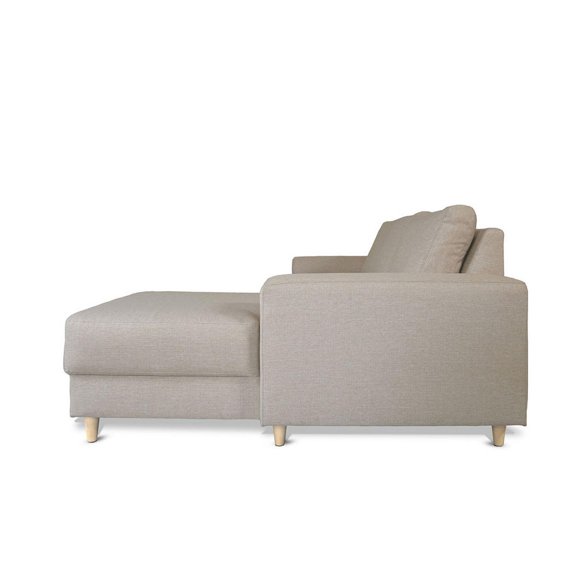 ECKSOFA hell beige - Beige, Textil (222/148cm) - ebuy24