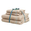 HANDTUCH Unisex Premium Towel Beige 4er Pack Baumwolle - Beige, Textil (70/50cm) - GANT
